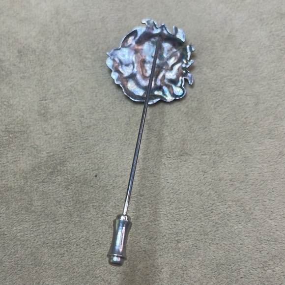 Vintage Silver tone Woman Stick Pin - Picture 4 of 5